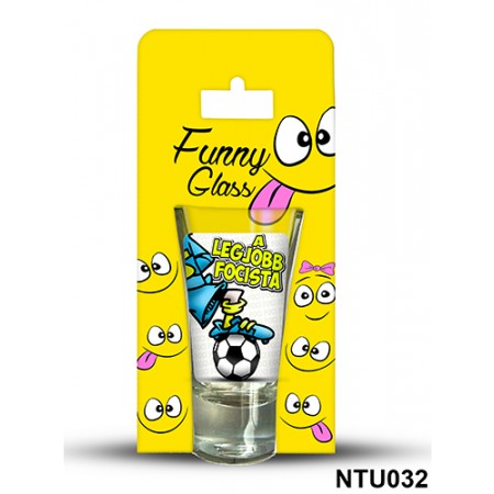 Focis pálinkás pohár